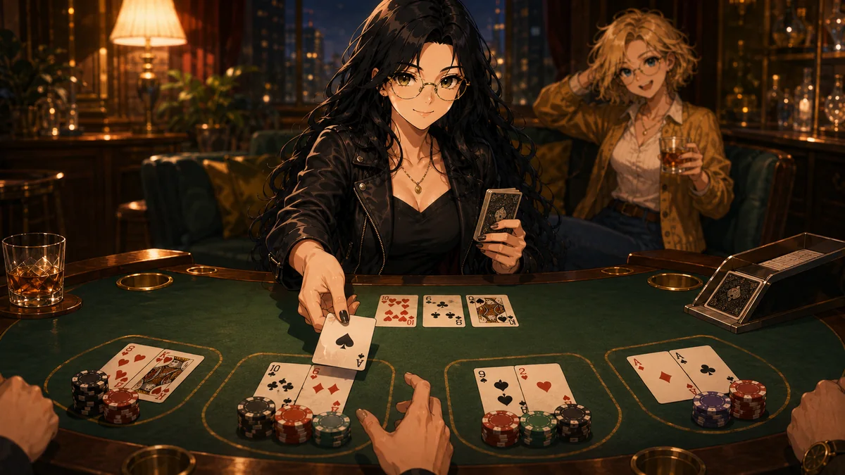 Blackjack game table